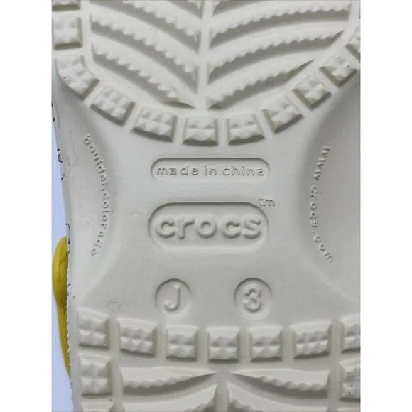 Crocs Spring Break Pool Party Clogs Kids J3 EUR 34-35 NWT
