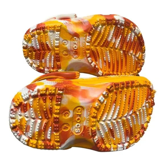 Crocs X Honey Nut Cheerios Clogs Toddler C4 Sandals Orange Cereal Novelty Gift