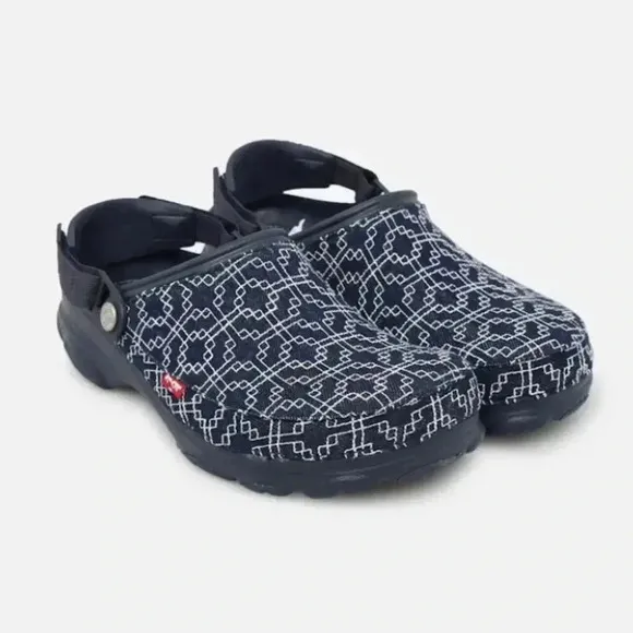 CROCS x Levi’s Denim Limited Edition Clogs All Terrain Shashiko Athletic Retro