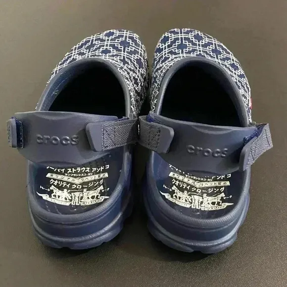 CROCS x Levi’s Denim Limited Edition Clogs All Terrain Shashiko Athletic Retro