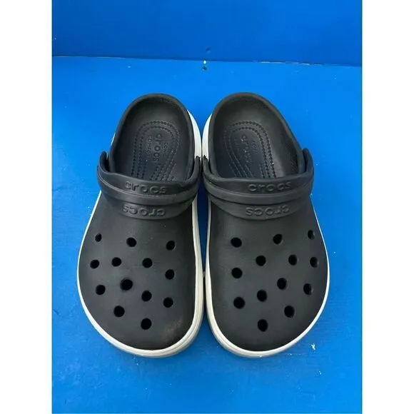 CROCS Crocband Full Force Clogs - Black/White