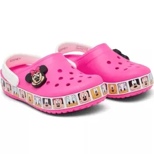 Crocs Toddler Girls Fun Lab Disney Minnie Mouse Band Clogs Size C9