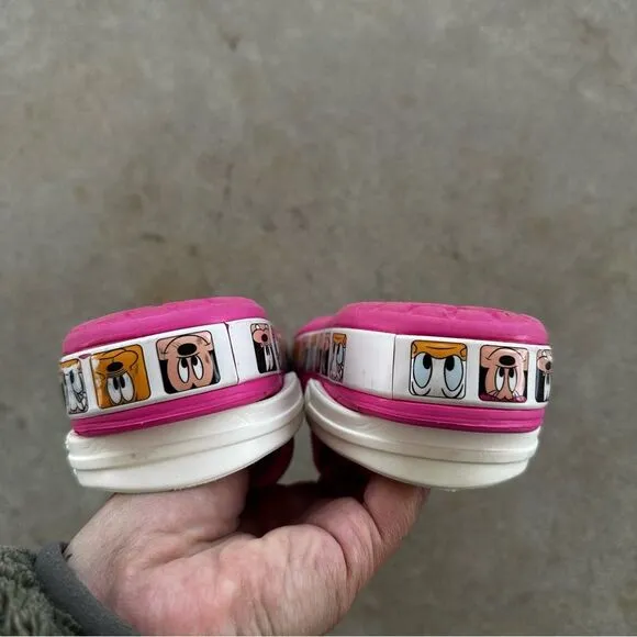Crocs Toddler Girls Fun Lab Disney Minnie Mouse Band Clogs Size C9