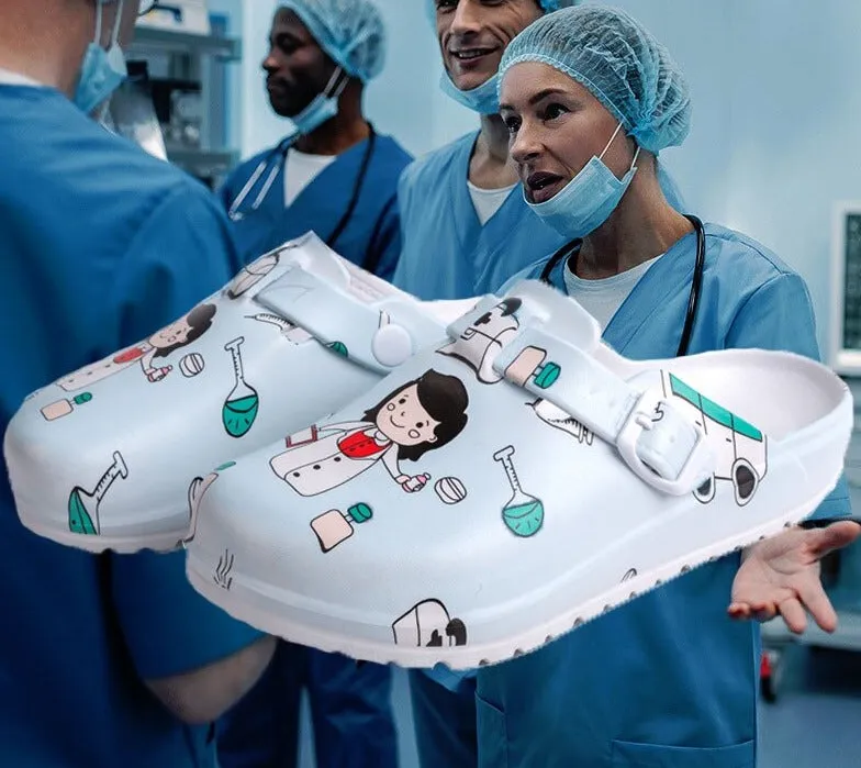 Cute Nurse, Doctor, Medical Slipper Clogs