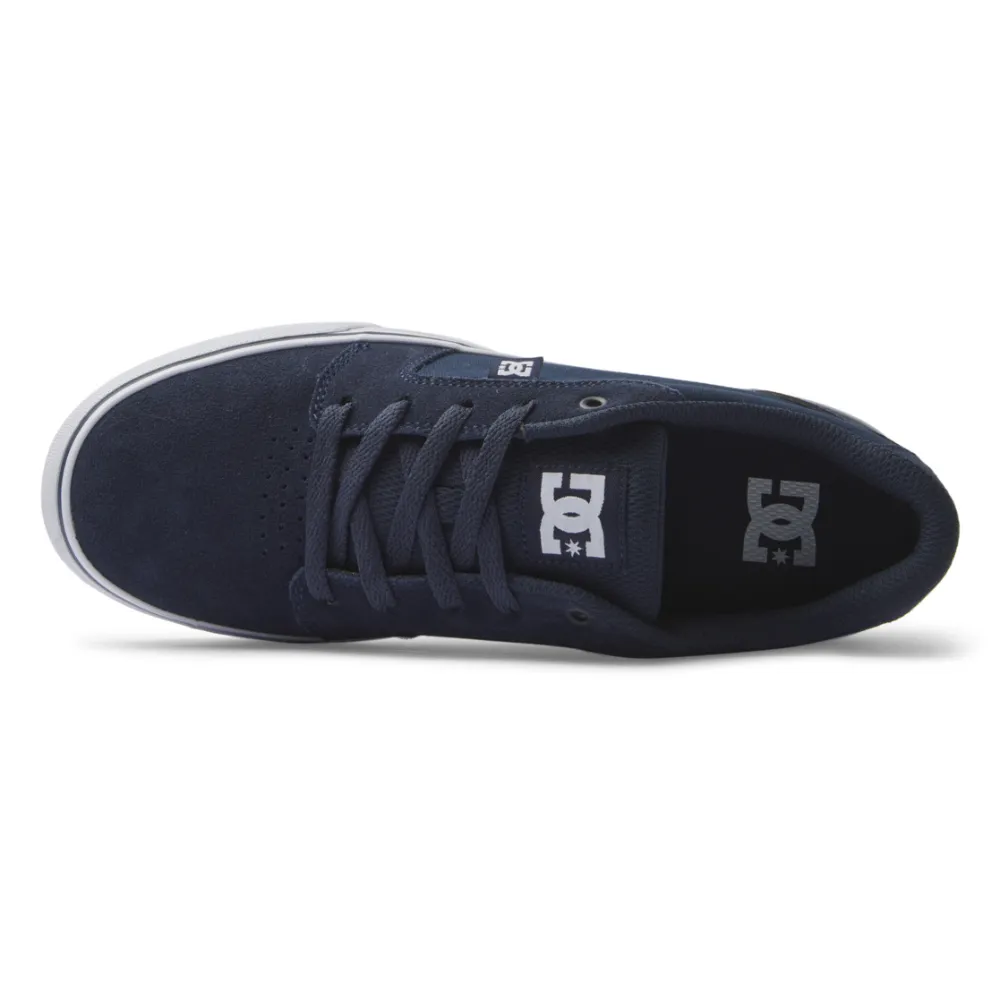 DC Men's Anvil Shoes - Navy/White
