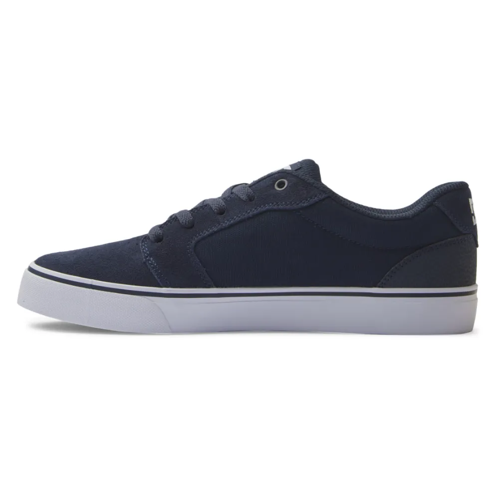 DC Men's Anvil Shoes - Navy/White