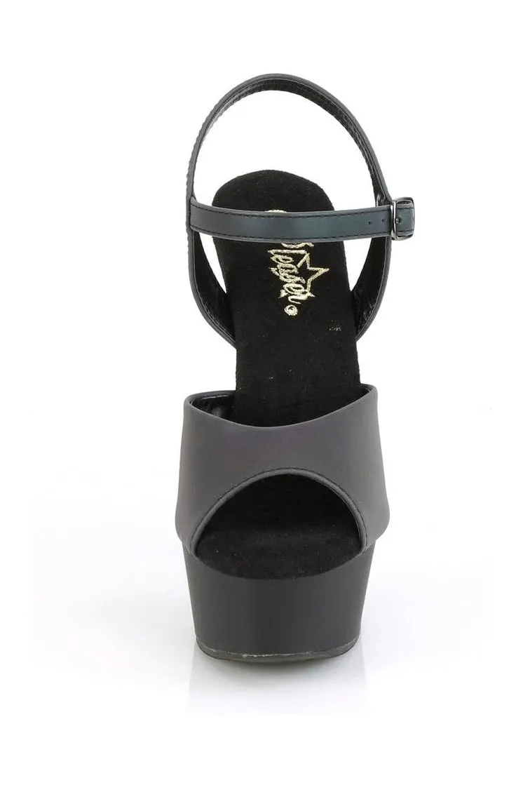 DELIGHT-609REFL Exotic Sandal | Green Reflective