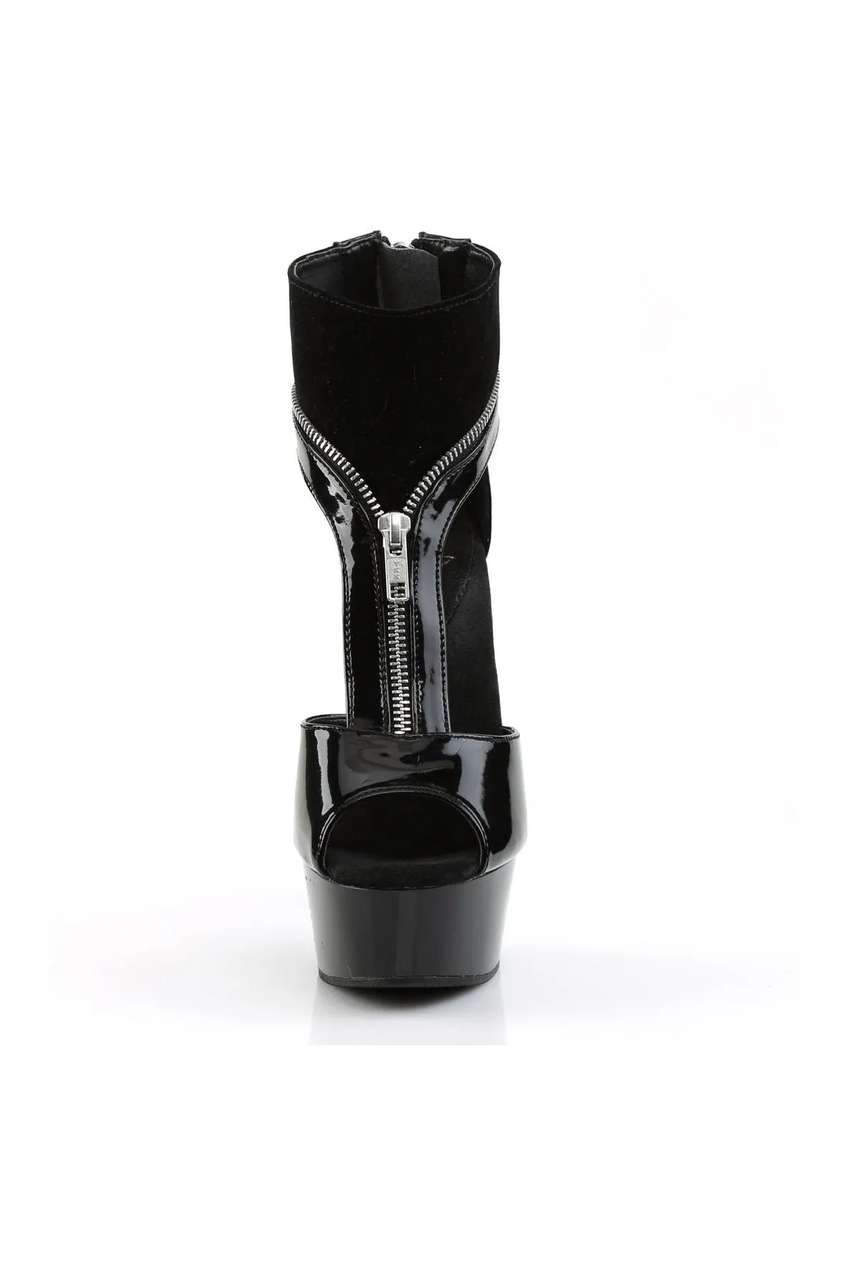 DELIGHT-690 Sandal | Black Patent