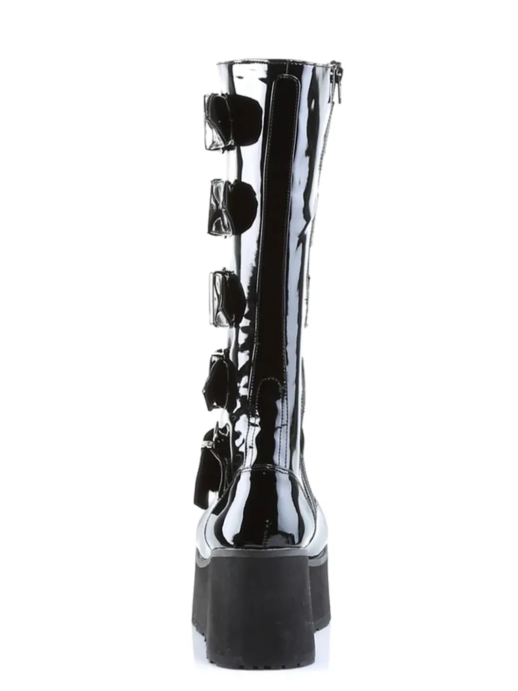 DEMONIA TRASHVILLE-518 - BLACK PATENT ✰ PRE ORDER ✰