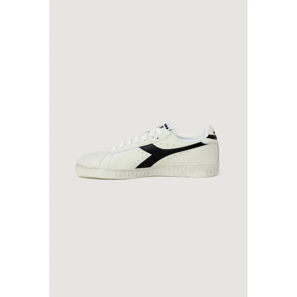 Diadora Black Artificial Leather Sneaker
