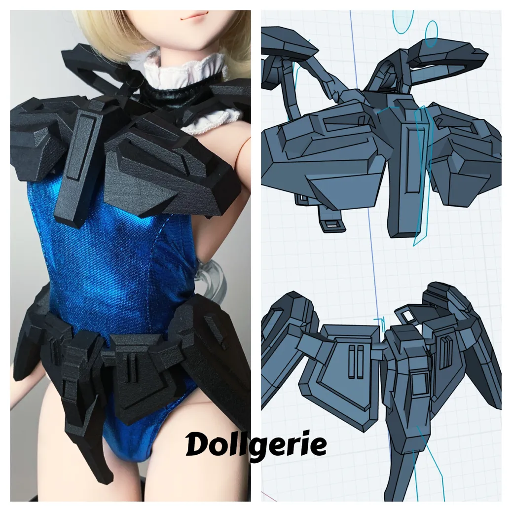 Dollgerie Gundam Style Suit for SmartDoll