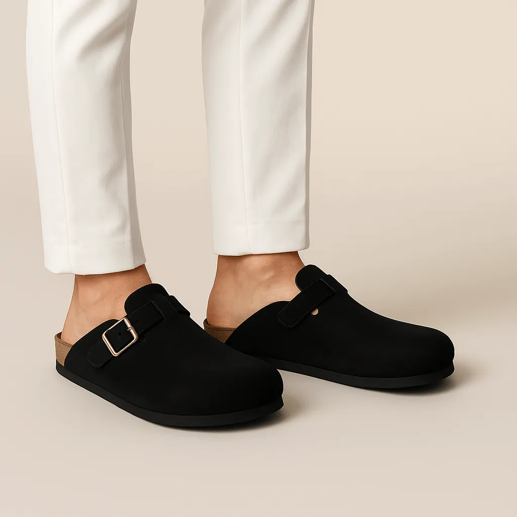 Domoir | Bristol Suede Clogs