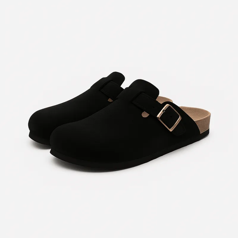 Domoir | Bristol Suede Clogs