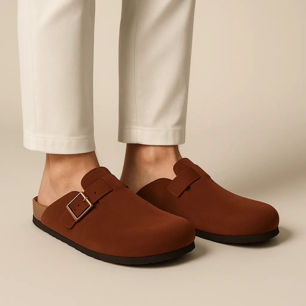 Domoir | Bristol Suede Clogs