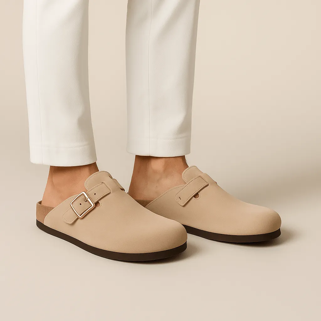 Domoir | Bristol Suede Clogs