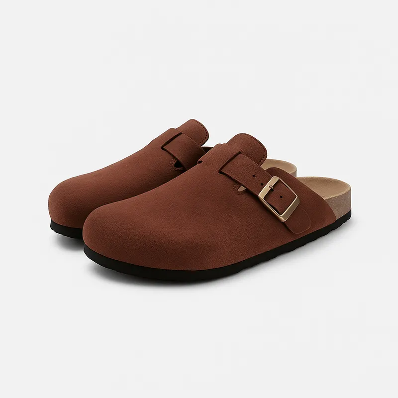 Domoir | Bristol Suede Clogs