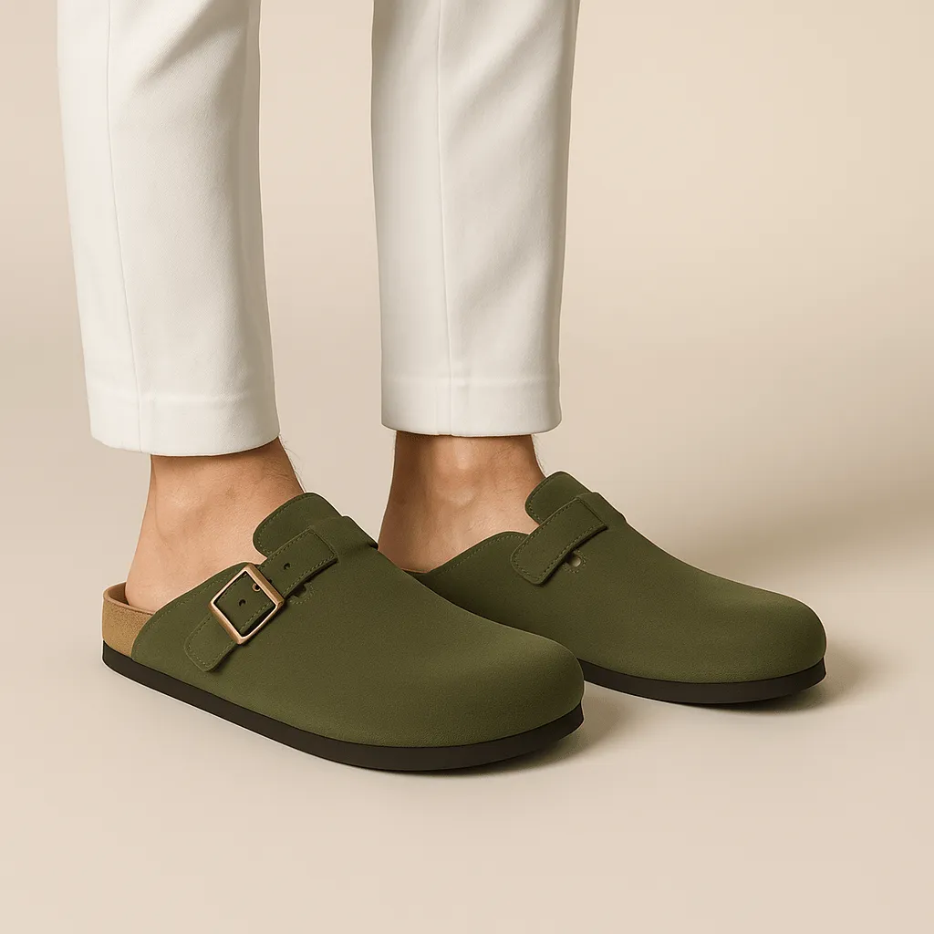Domoir | Bristol Suede Clogs