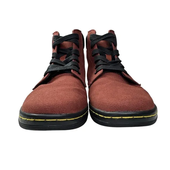 Dr. Martens Maelly Canvas High Top Combat Boots Womens 8 grunge 90s y2K casual