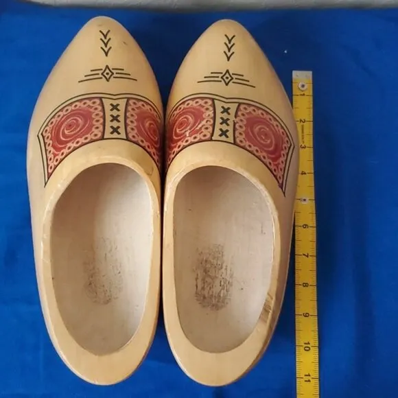 Dutch Wooden Clogs (made in Holland, size unknown)