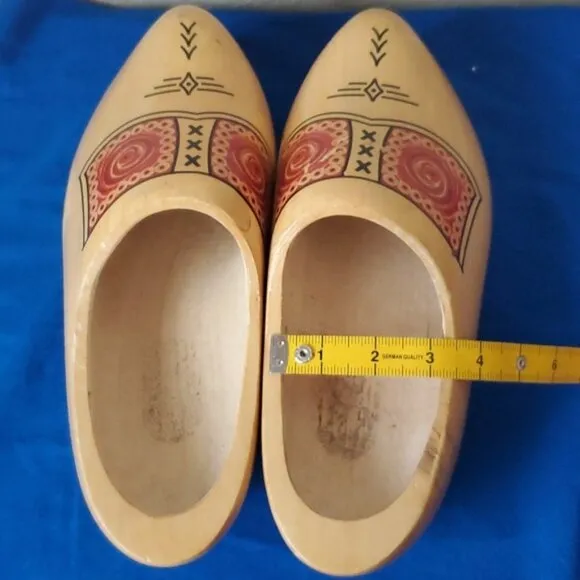 Dutch Wooden Clogs (made in Holland, size unknown)