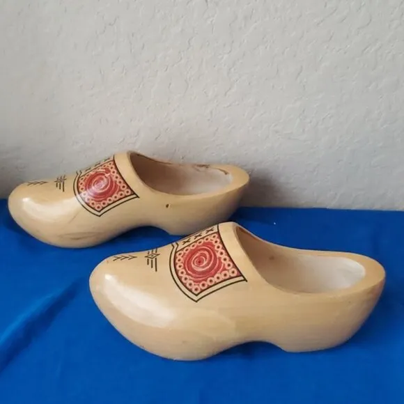 Dutch Wooden Clogs (made in Holland, size unknown)