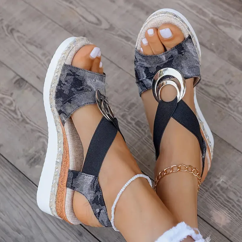 ELOWEN | Vintage Platform Sandals