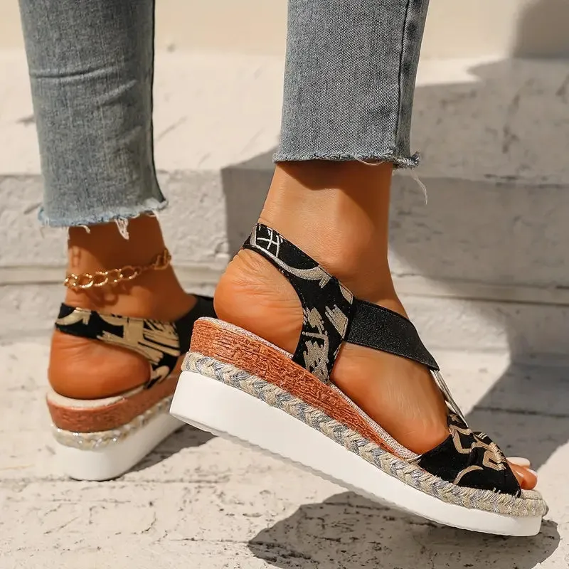 ELOWEN | Vintage Platform Sandals