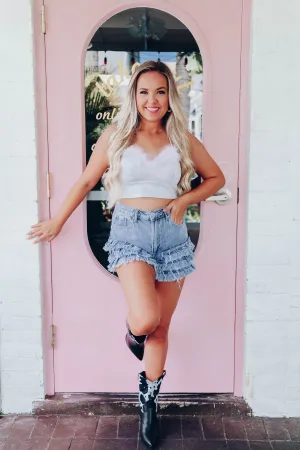 Erica's Secret Crop Top - White