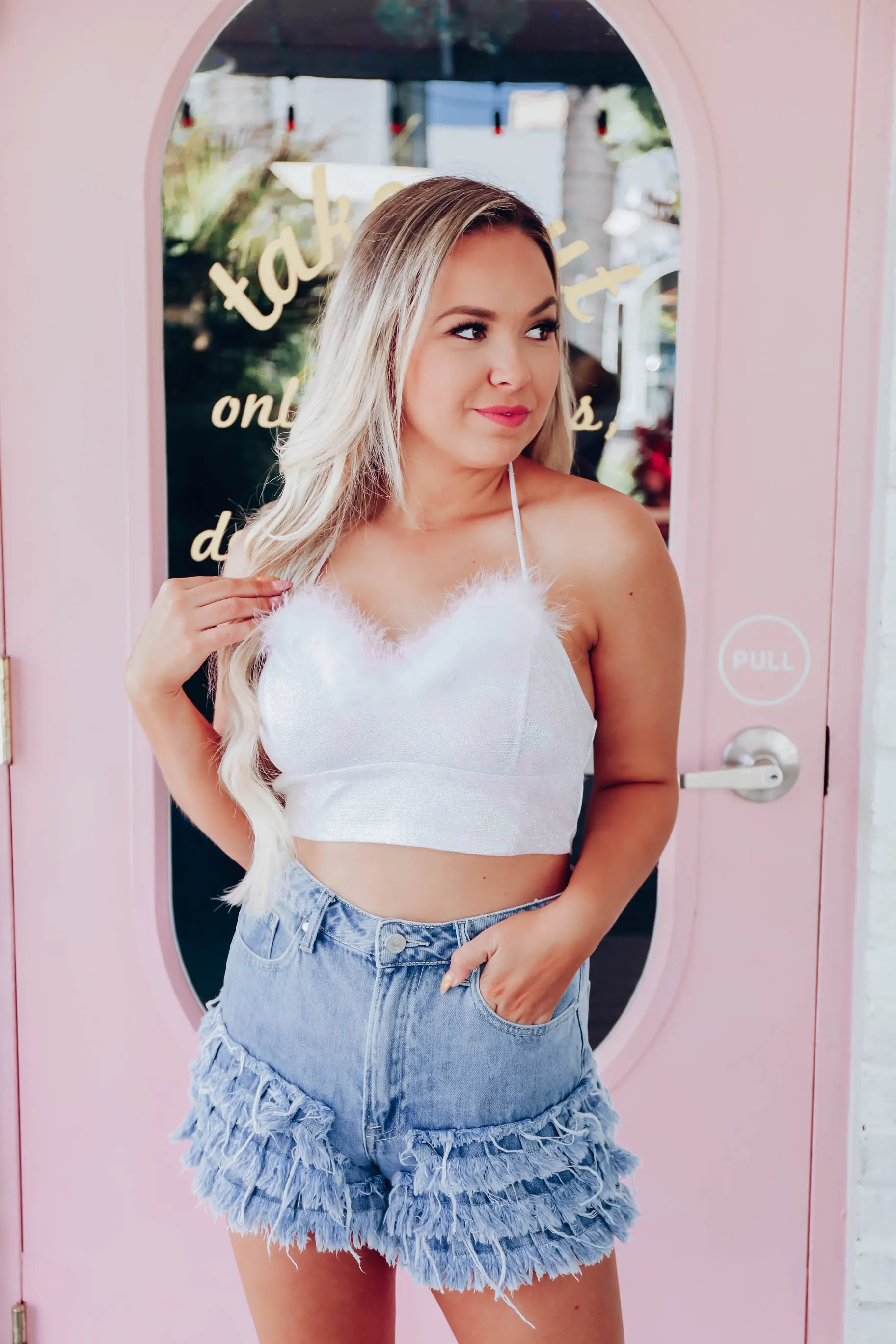 Erica's Secret Crop Top - White