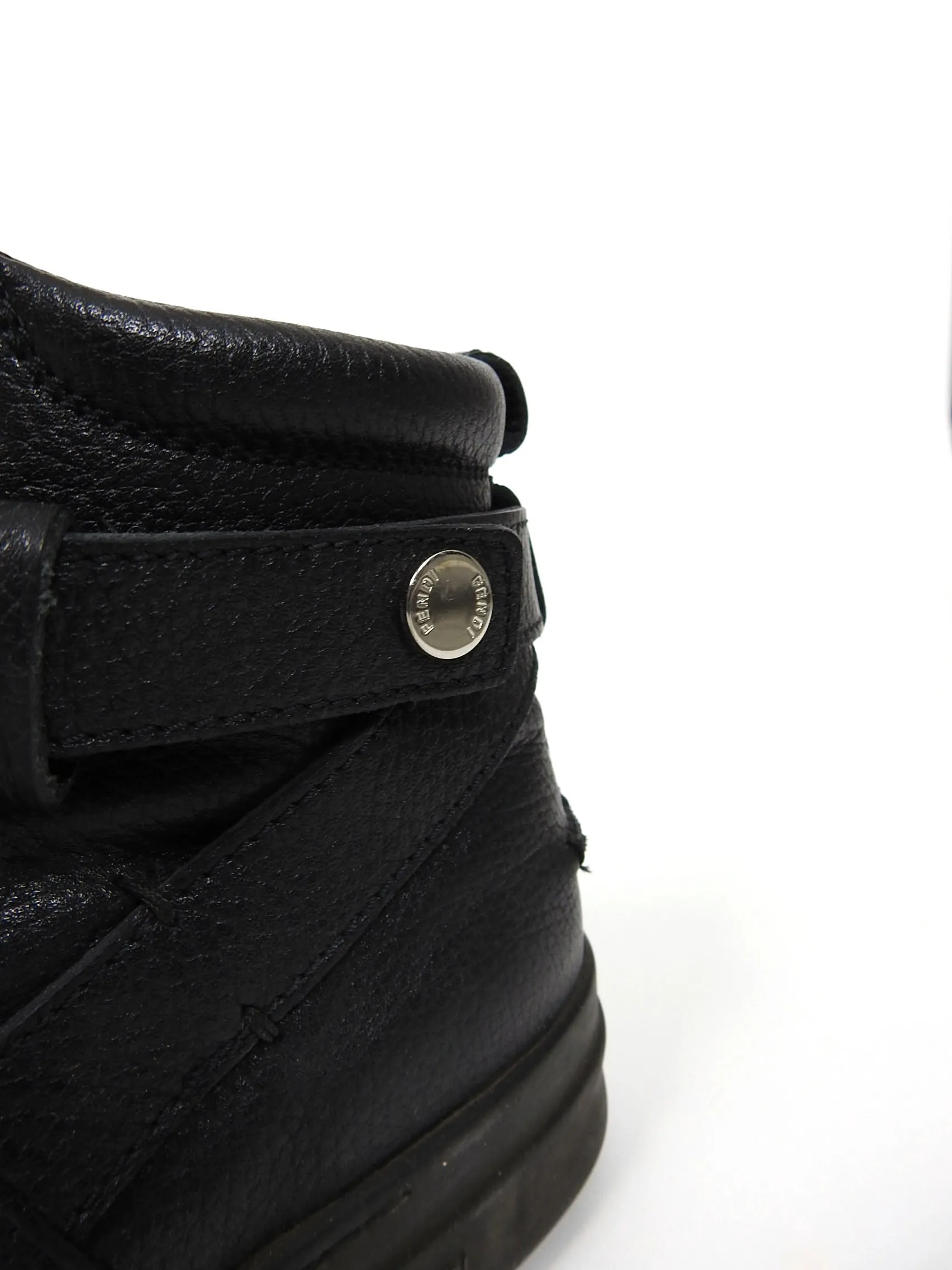 Fendi Lace Up Boot Black UK8