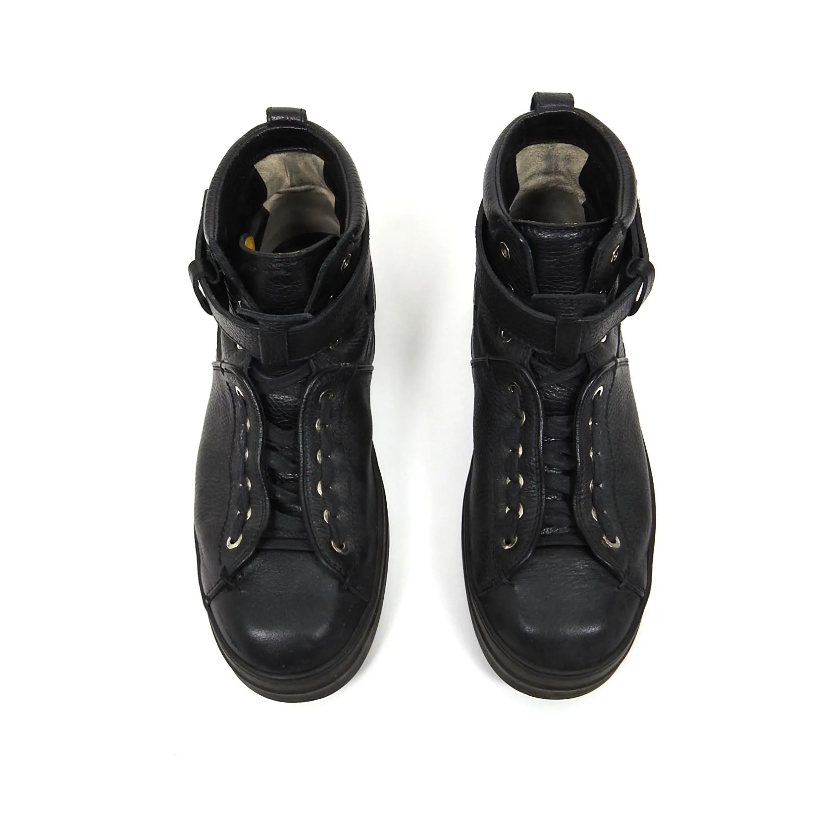 Fendi Lace Up Boot Black UK8