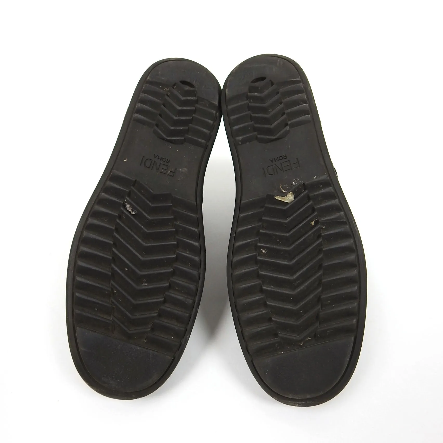 Fendi Lace Up Boot Black UK8