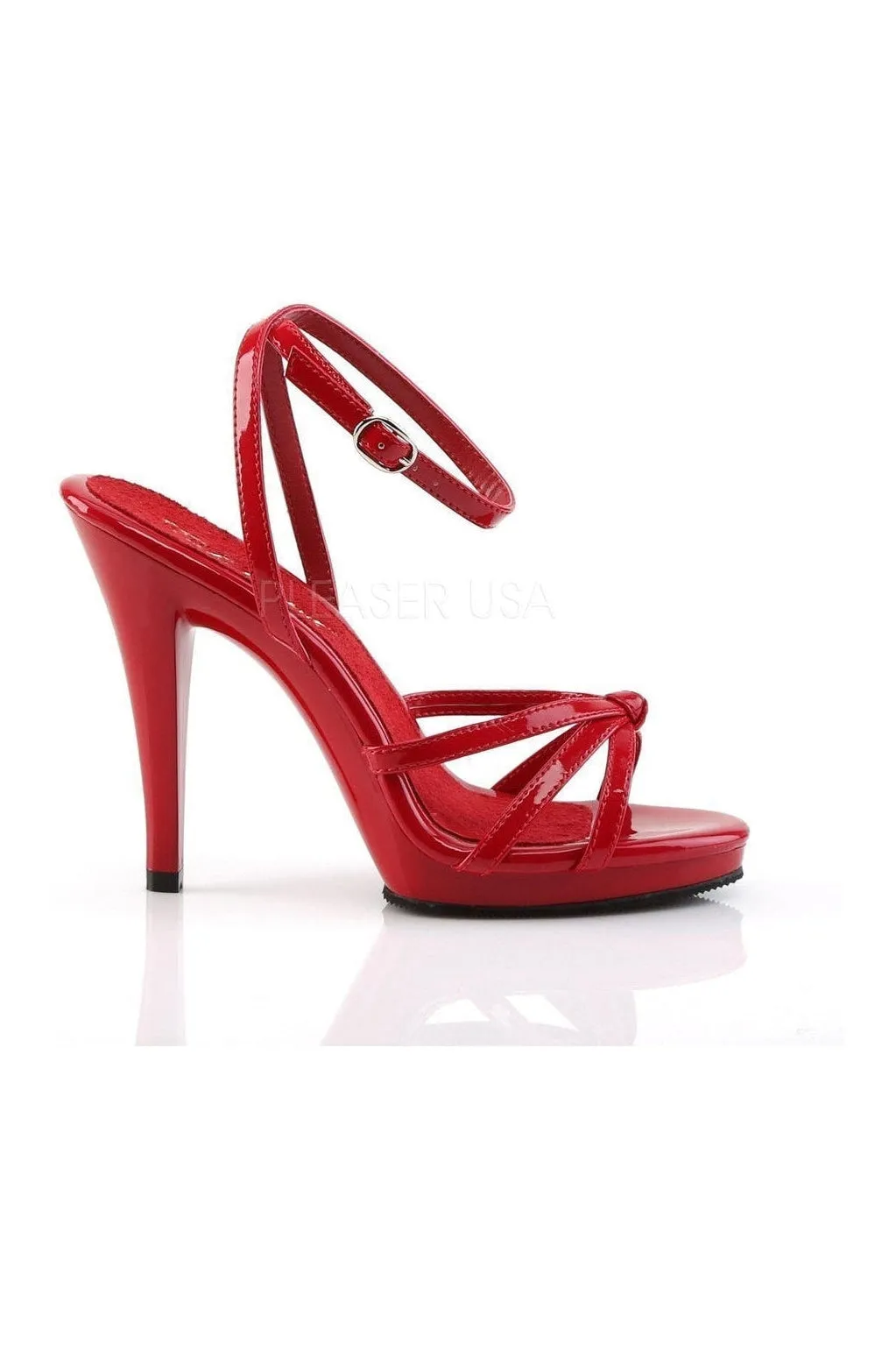 FLAIR-436 Sandal | Red Patent