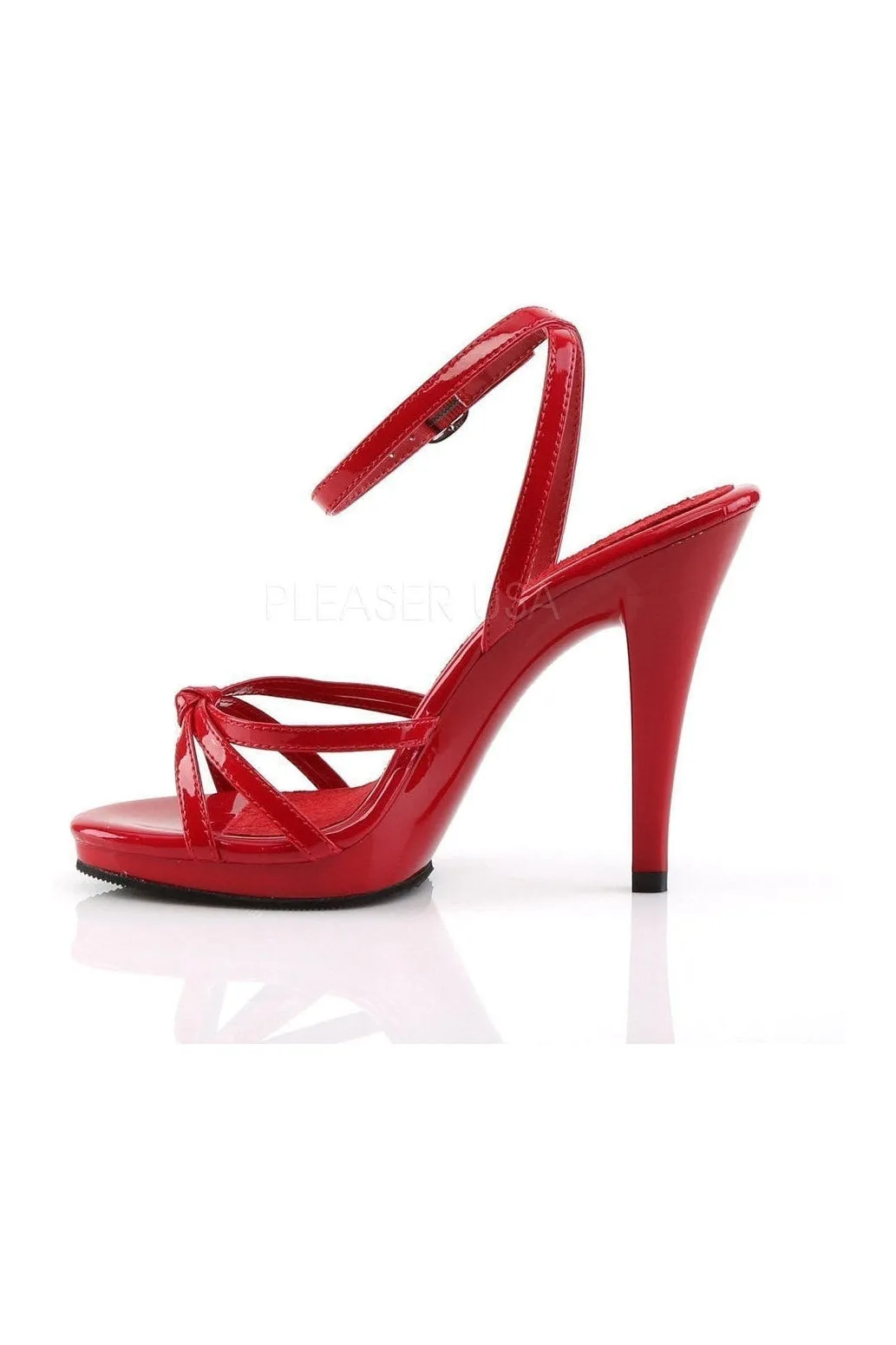FLAIR-436 Sandal | Red Patent