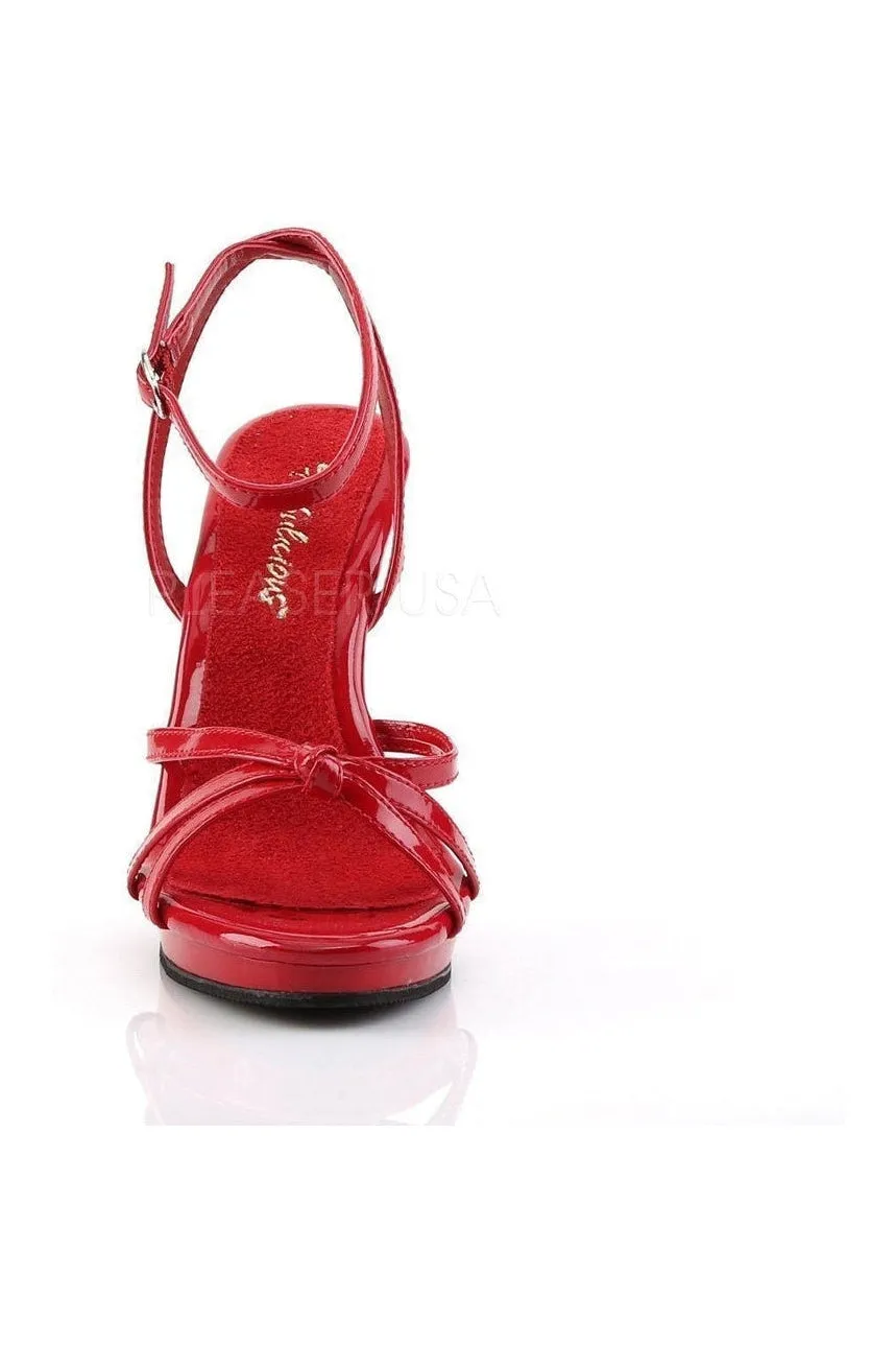 FLAIR-436 Sandal | Red Patent