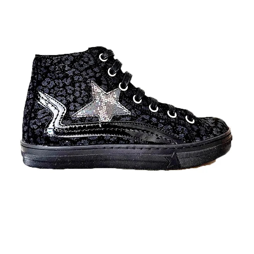 Froddo Black Hi-Top Trainers