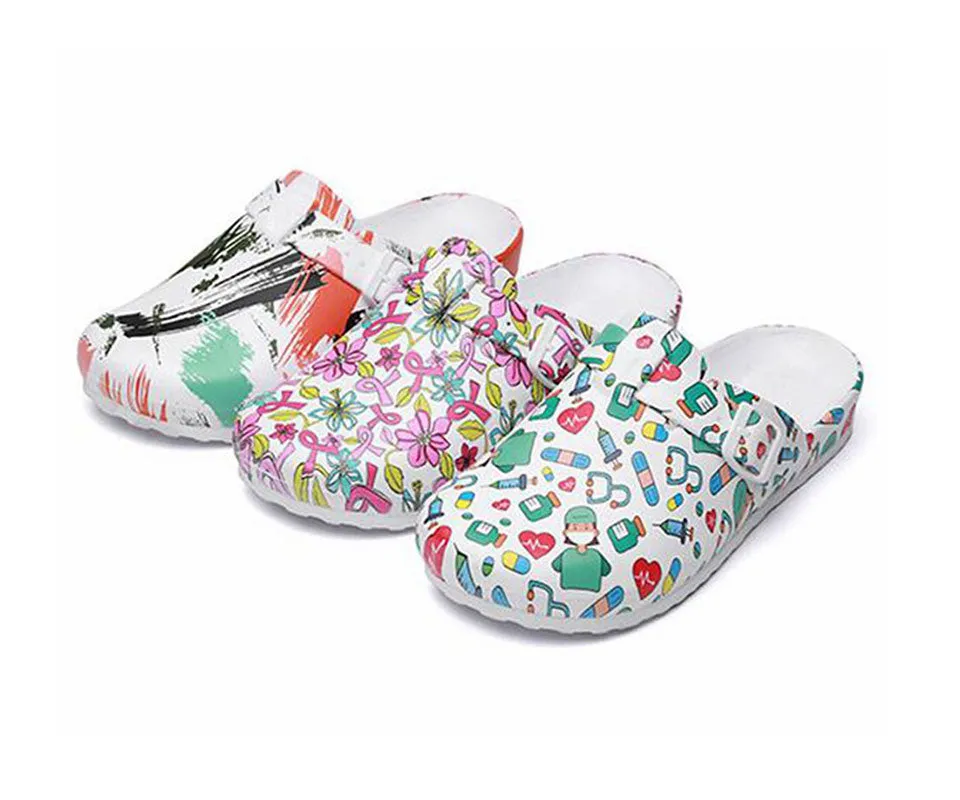 Funky Hospital Surgical Clog Slippers
