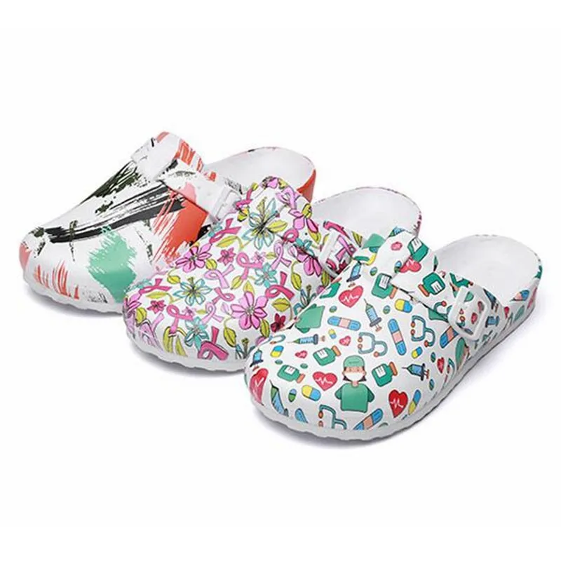 Funky Hospital Surgical Clog Slippers