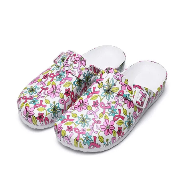 Funky Hospital Surgical Clog Slippers