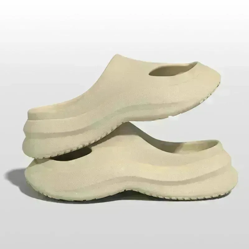 Garden Clogs Shoes Thick Heel Slippers Fashion Slip-on Indoor And Outdoor Slippers Women Men