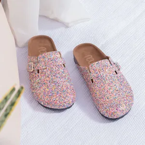Glittery Clogs Pink