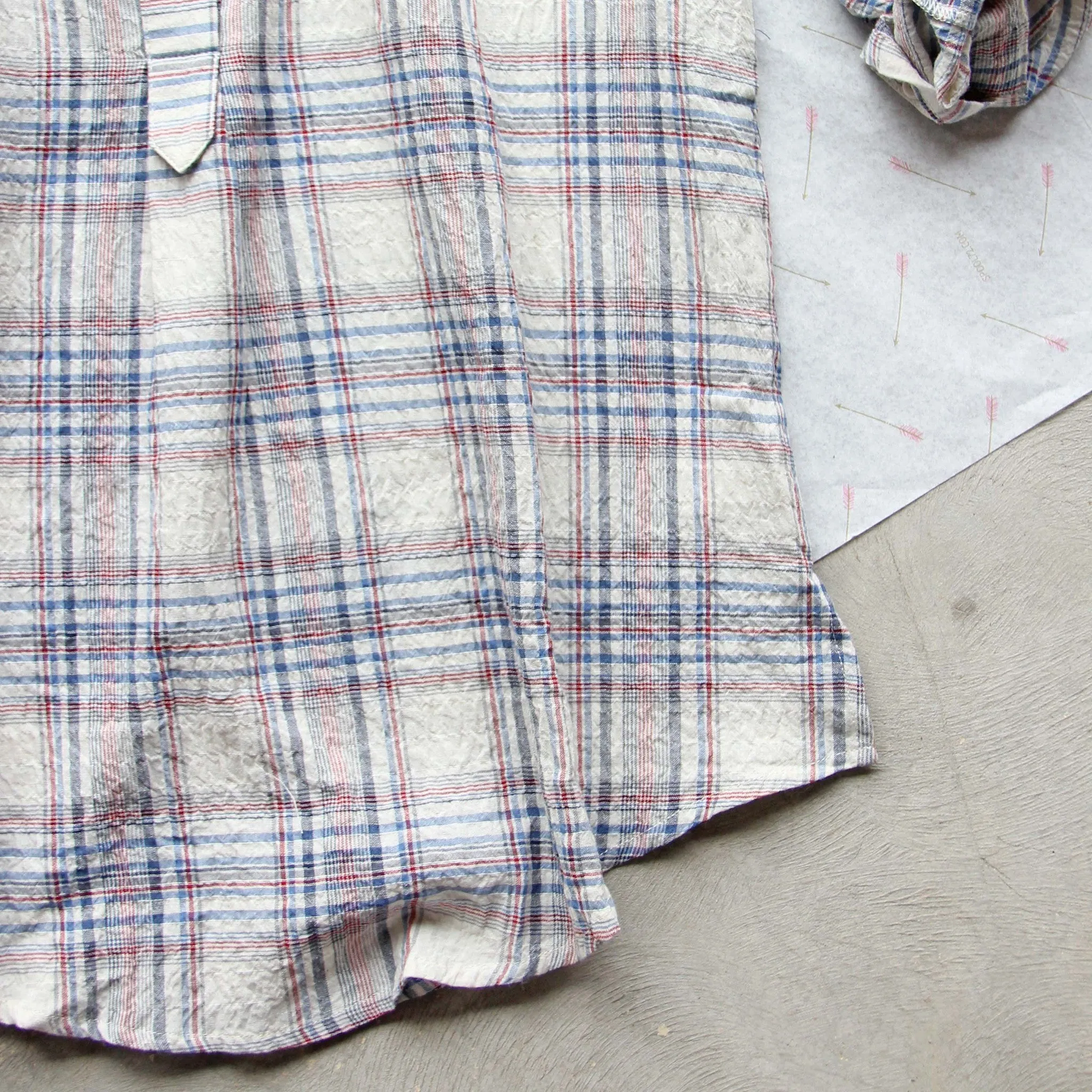 Go North Plaid Top