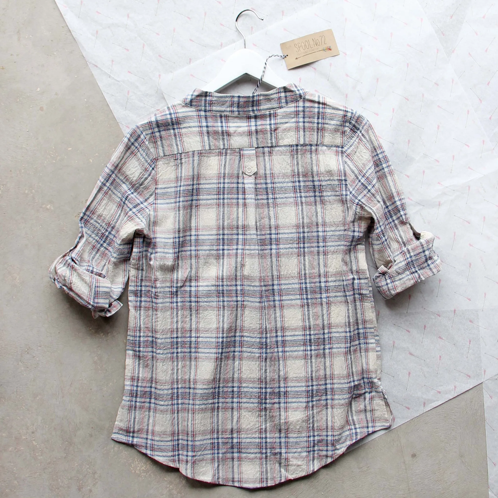 Go North Plaid Top