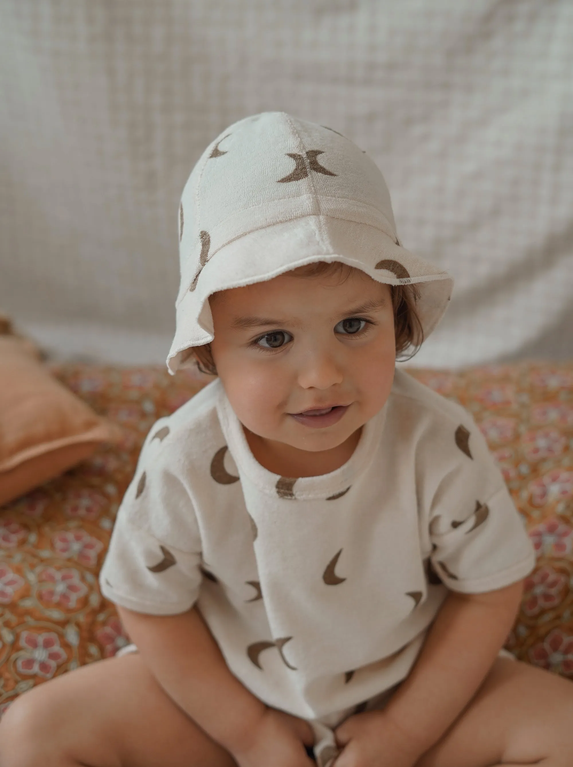 Gold Midnight Terry Sun Hat