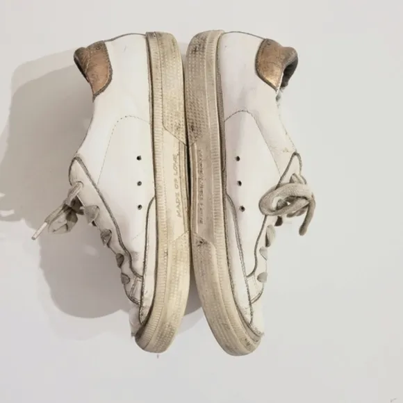 Golden Goose Girls May Sneakers Animal Print Star 33