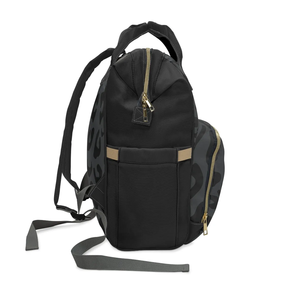 Gray Cheetah Top Hand All-Around Bag