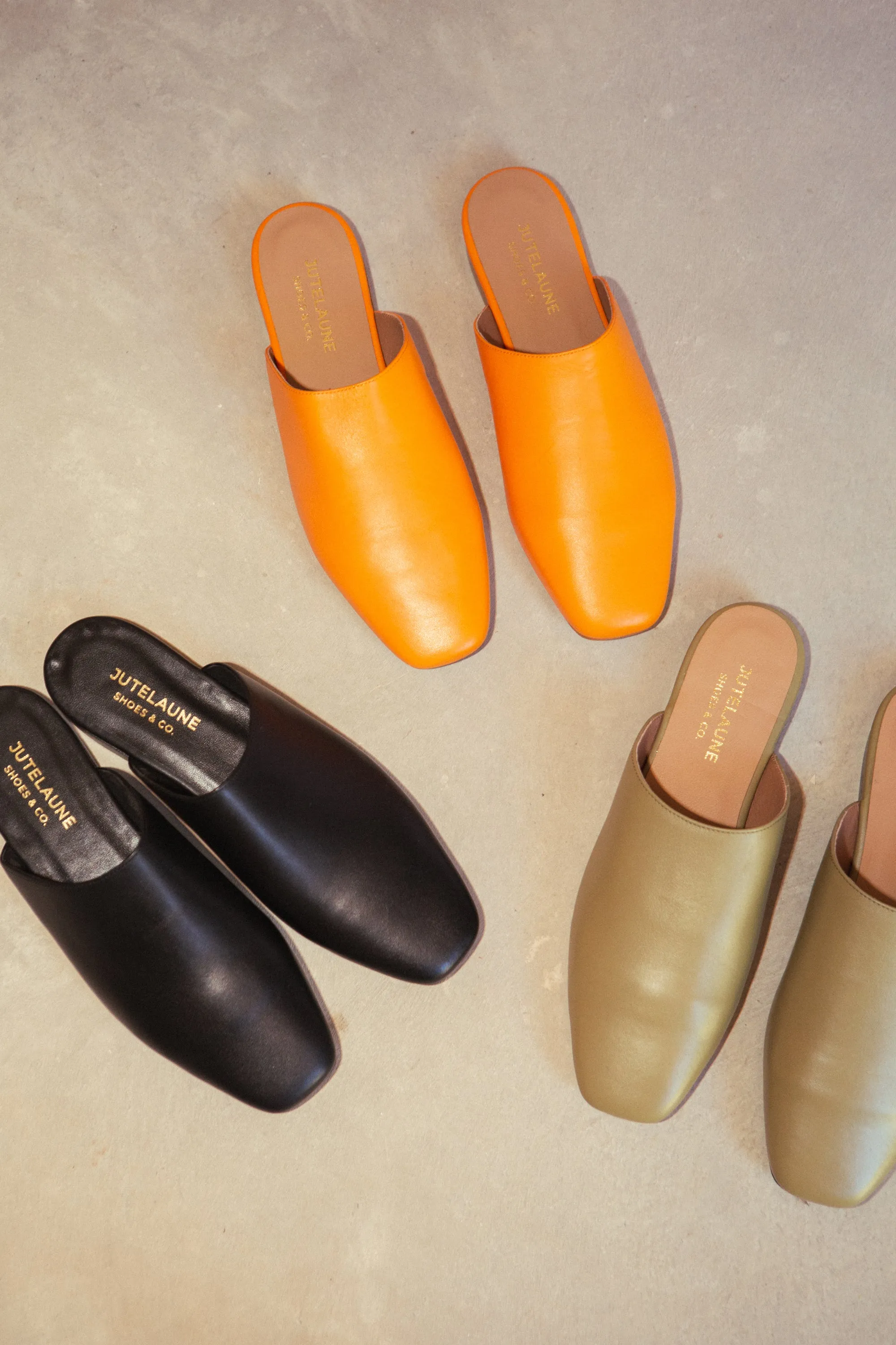 Greta Olive Mule
