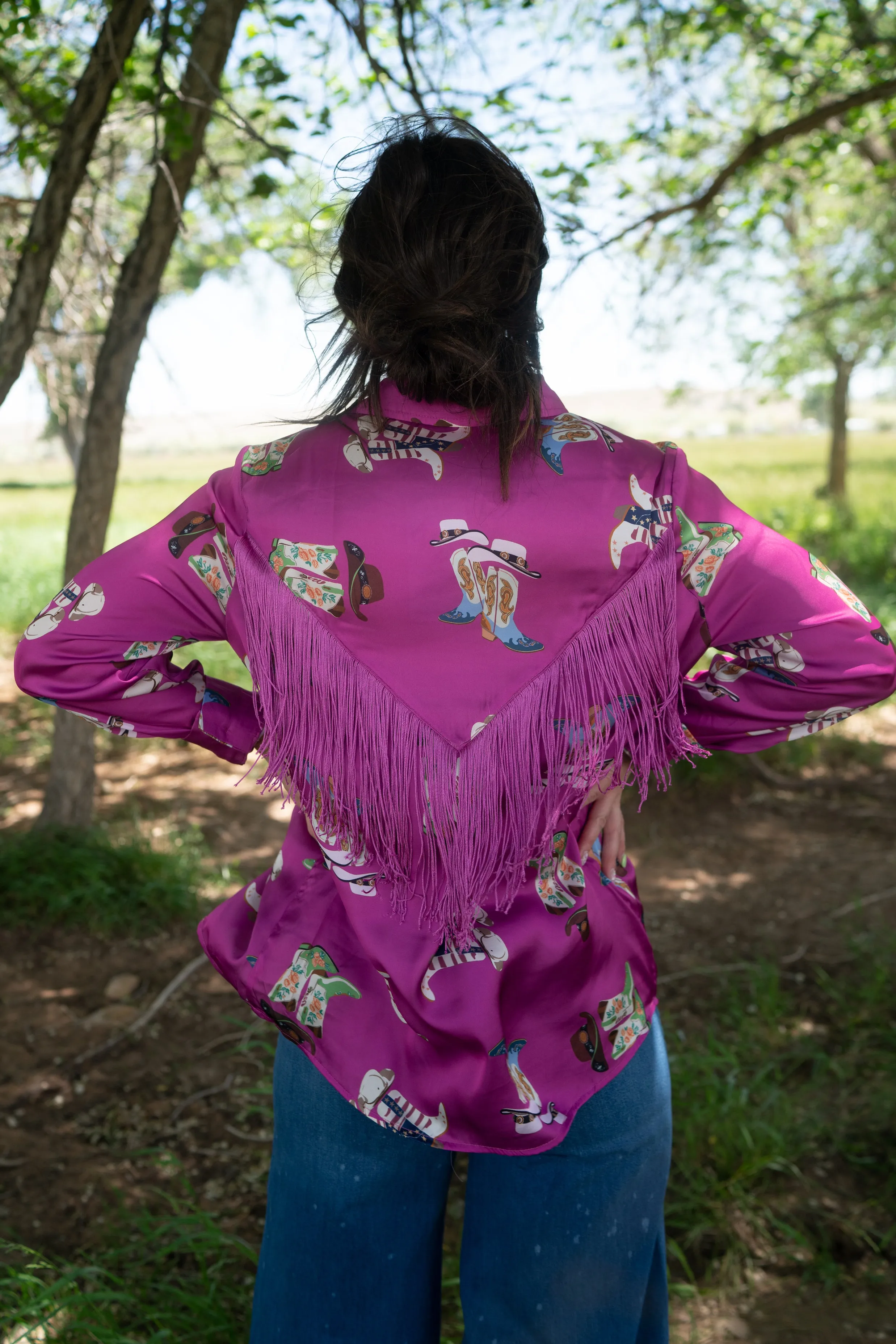 Head Over Boots Fringe Top