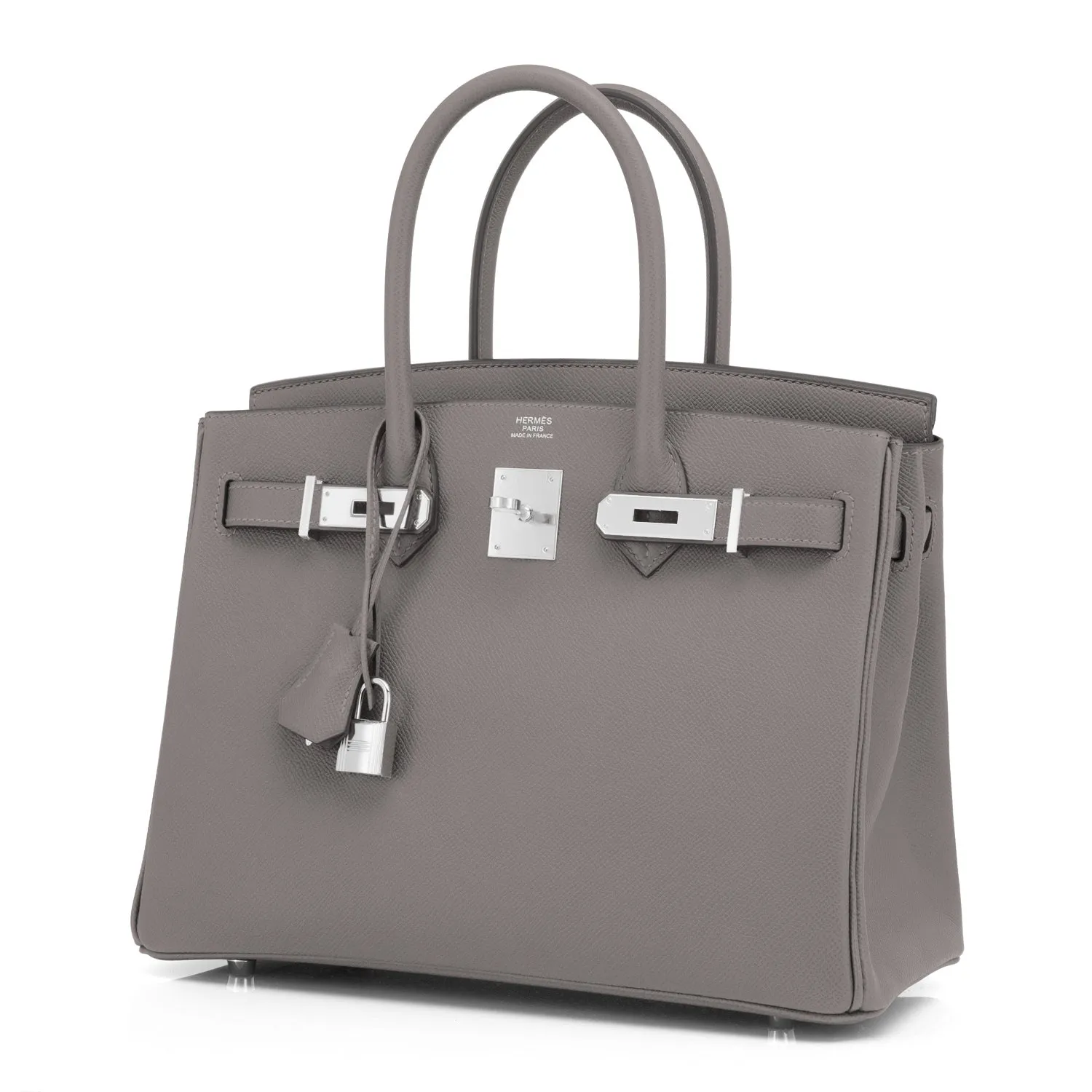 Hermes Etain Birkin 30cm Epsom Palladium Hardware