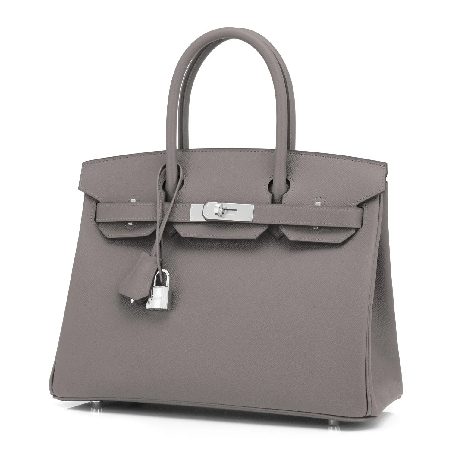 Hermes Etain Birkin 30cm Epsom Palladium Hardware
